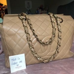 Authentic Chanel grand timeless tote